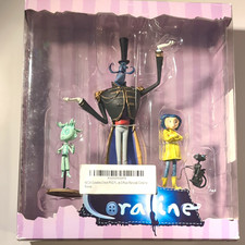 NECA Coraline PVC Boxed Set - Coraline, Mr. Bobinsky, Ghost Boy, & The Cat picture