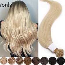 Russian 100g Nail U Tip Human Hair Extensions Remy Pre Bonded Keratin Glue/ 0.5G picture