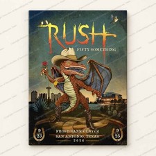 Rush San Antonio Sept 23-25 2026 Cowboy Dragon Tour Poster picture