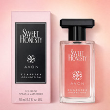 Avon Sweet Honesty Cologne Spray for Women 1.7 oz / 50 ml New in Box picture
