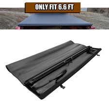 6.6FT Soft Roll-Up Fit for 2007-2024 Silverado 1500 Tonneau Cover Truck Bed picture