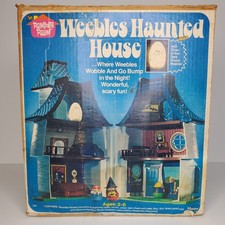 RARE Vintage 1976 Hasbro Weebles Haunted House Box Ghost & MORE #580 Incomplete  picture