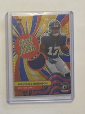 2022 Panini Donruss Optic - First Year Fresh Wan'Dale Robinson #FYF-WR Blue... picture