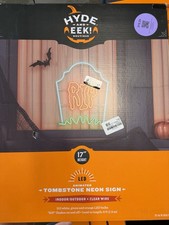 Target Hyde and Eek Boutique LED RIP Tombstone Halloween Sign 17 Inch picture