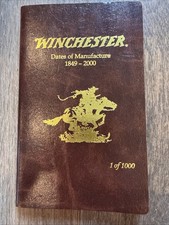 Vintage Winchester Dates Of Manufacture 1849-2000 - Amazing Condition picture