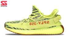 Adidas Yeezy Boost 350 V2 Semi Frozen Yellow (B37572) Men's Size 4-14 picture