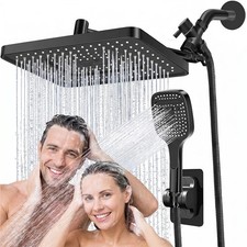 Rain Shower Head System Black 11