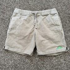 Katin Cord Local Shorts Men's Small Khaki Tan Corduroy Drawstring Casual Stretch picture