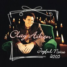 Vintage Clay Aiken 2005 Joyful Noise Tour Cotton Black S-4XL Unisex Shirt JJ44 picture