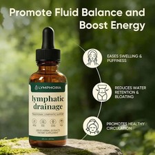 Lymphoria - Lymphatic Drainage Bloat Relief - Detox, & Immune Support 59ml US picture