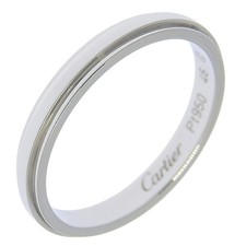 CARTIER D'Amour Wedding Ring Ring B4093946 Pt950Platinum #3.7(US Size) 2.7... picture