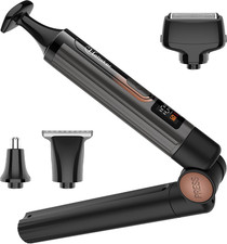 Upgraded Mens Electric Back Shaver Body Grooming Kit Body Trimmer Facial,Arm,Chi picture