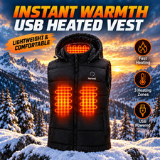Norwell Heated Vest USB Electric Heating Vest 10000mAh Battery Unisex 2XL picture