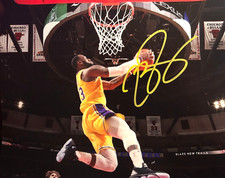 LeBron James Signed 8x10 NBA LA LAKERS Original Authentic Autograph wCOA G2U picture