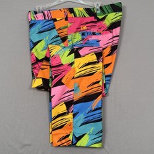 Loudmouth Golf Pants Broad Strokes Men's Golf Pants 40/30 In Excellent Condition picture