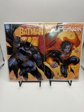Absolute Batman #1 & Absolute Superman #1 SIGNED Aaron set (first print) Kirkham picture