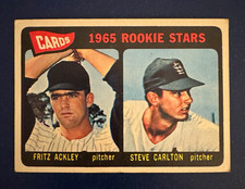Topps 1965 Topps #477 Rookie Stars Fritz Ackley / Steve Carlton Rookie Base EX picture