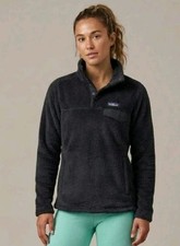 Patagonia Re-Tool Snap-T Polartec Black Fleece Pullover Sweater Size S  picture