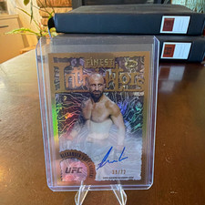 Topps 2024 Finest UFC Alexander Volkanovski Intimidators Auto IA-AVO 39/72 picture