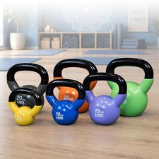 5-30 lb. Body-Solid Vinyl Dipped Kettlebell Set picture