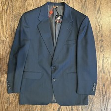 New Dormeuil Club Gold Trumpeter 38f Navy 2 Button Blazer Sports Jacket picture