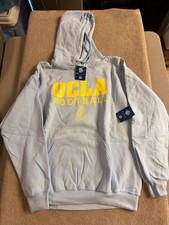 NWT OFFICIALLY LICENSED UCLA BRUINS FOOTBALL LIGHT BLUE HOODIE ASSORTED SIZES picture