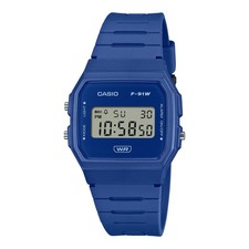 CASIO F91WB-2A1 F-91WB-2A1 BLUE DIGITAL WATCH picture