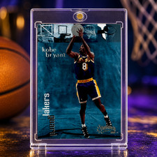KOBE BRYANT CARD Skybox Silver Chrome FOIL SP INSERT RARE FLEER LAKERS JERSEY #8 picture