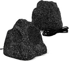 Herdio Outdoor Bluetooth Stone Rock Speakers Pair Garden Pool Powerful Bass picture