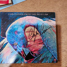 Christopher Cross Take Me As I Am Autographed Music CD & Booklet Signed picture