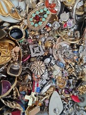 2+ lbs Vintage to Now Mixed Junk Jewelry Costume Craft Repair Repurpose  picture