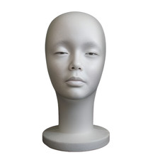 Mannequin Head for Wigs Foam Female Model Head Glasses Hat Hairpieces Display picture
