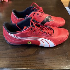 Puma Ferrari Drift Cat III SF NM 303464-01 Red Leather Driving Shoes Mens 9 New picture