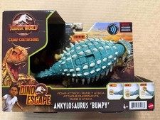 JURASSIC WORLD Camp Cretaceous Roar Attack Ankylosaurus Bumpy Action Figure NEW picture