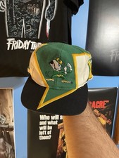 RARE Notre Dame Vintage Top Of The World Bolt Embroidered Graffiti SnapBack Hat picture
