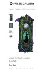Artland Maleficent Jumbo Castle Pin Sold Out LE 100 Numbered PIN IN HAND picture