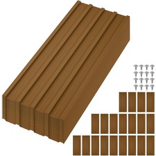 20Pcs Carport Metal Roofing Panels Galvanized Steel Corrugated Panels 3.54/6.1Ft picture