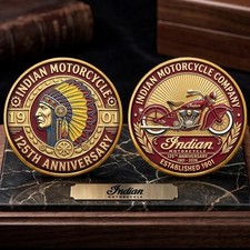 Indian Motorcycle 125th Anniversary Commemorative Coin, V09 picture
