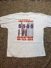 Vintage Fruit Of The Loom FDNY 9/11 T-Shirt picture