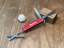 Supreme x Victorinox 25th Anniversary Red Alox Swiss Army Knife SS19 EXCELLENT picture