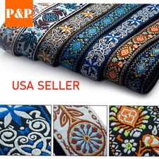 Embroidery Bohemian Style Cotton Electric Acoustic Guitar Strap Adjustable Soft picture