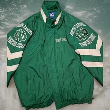 FIGHTING SIOUX REAL, VINTAGE, AUTHENTIC. STARTER JACKET GREAT CONDITION. XL. picture