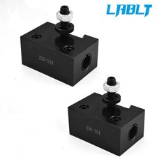 LABLT 2Pcs AXA 250-104#4 Quick Change Heavy Duty Boring Bar Tool Post Holder picture