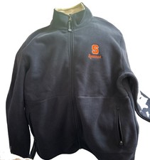 Vintage 2009 Charles River Syracuse University Navy Blue Women's Zip Up Size L picture
