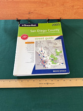 Thomas Guide San Diego County CA Street Map 2005 Ring/Wire Bound w/ CD-ROM Mint picture
