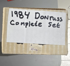 Donruss 1984 Donruss MLB Baseball Complete Set 660 Cards Standard Size picture