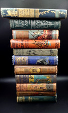 Lot 11 Antique Adventure Books Horatio Alger Fenn Henty 1890s-1920s Hardcover picture