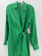 Pre-Owned Magaschoni Green Size 8 Maxi Long Sleeve Dress picture