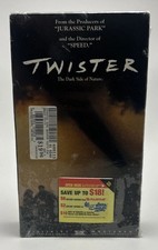 Vtg Twister VHS Tape Brand New Sealed Watermarks Movie 1996 WB Warner Bros PG-13 picture