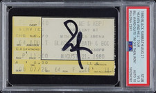 Bill Ward Signed Black Sabbath Ticket 